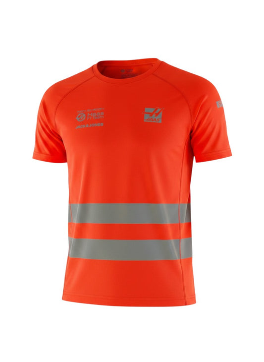 Motorsport Racing T-Shirt Signalorange – Formula Style – Reflektierendes Design – Größe XS