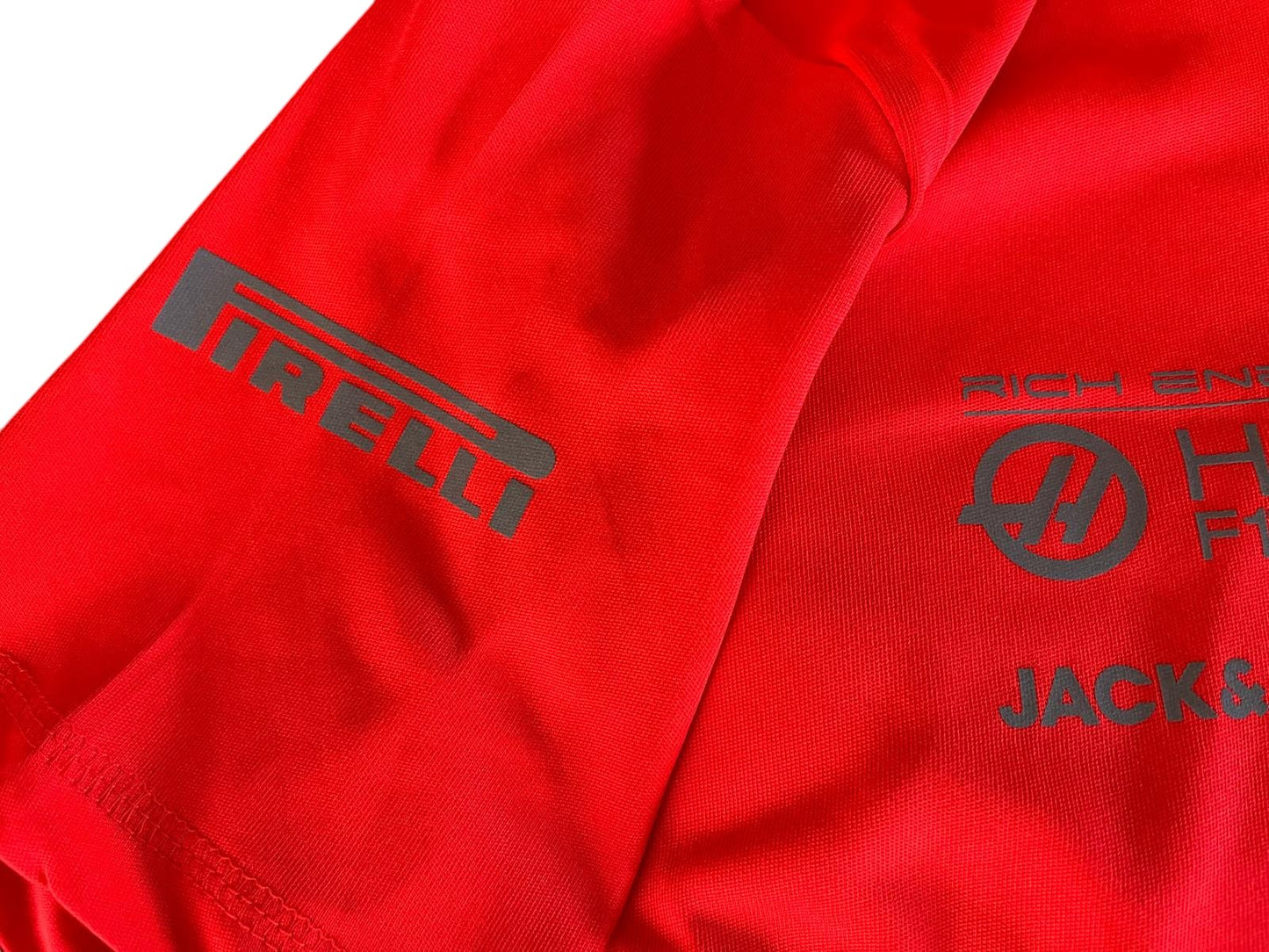 Haas F1 Team High Visibility T-Shirt Orange – Reflective Safety Shirt – Official Formula One Apparel- Size XS