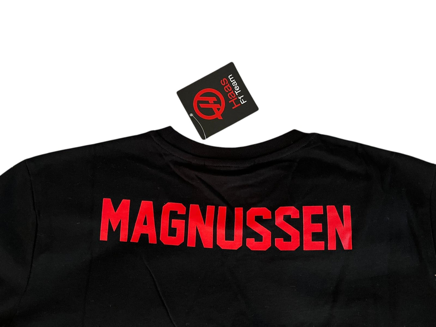 Original Kevin Magnussen #20 Haas F1 Team T-Shirt Black – Official Formula One Merchandise - Size S