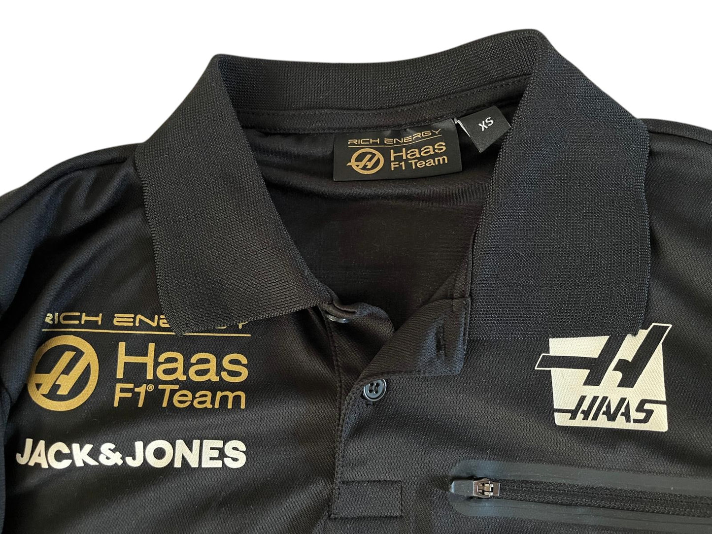 Original Mercedes-AMG Petronas Formel 1 Team Kapuzen-Fleece-Sweatshirt mit Reißverschluss - Blau