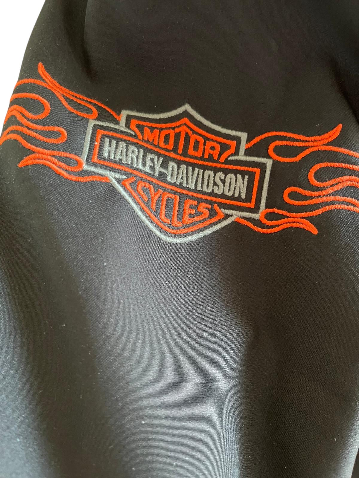 **HARLEY-DAVIDSON Men's Soft Shell Jacket – Windproof with Detachable Hood – New**