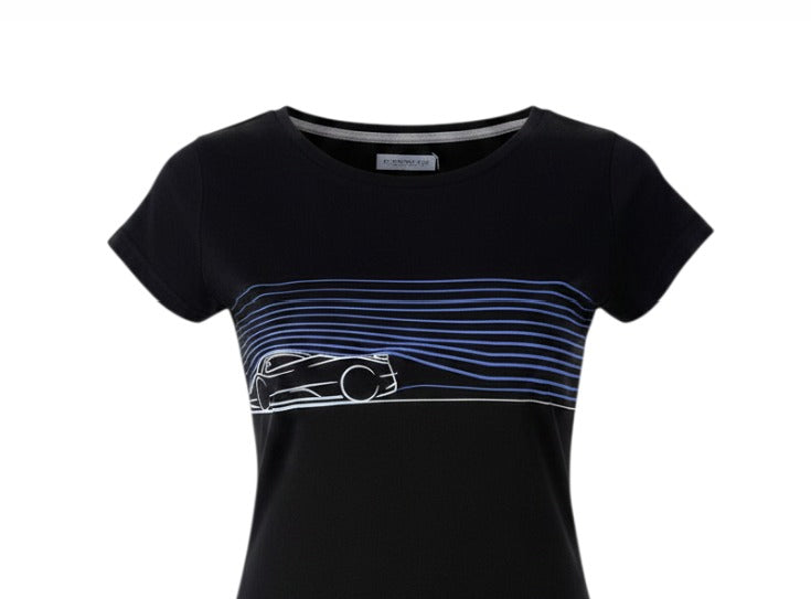 Pagani Zonda 20th Anniversary Damen T-Shirt Schwarz Größe XS und S Neu