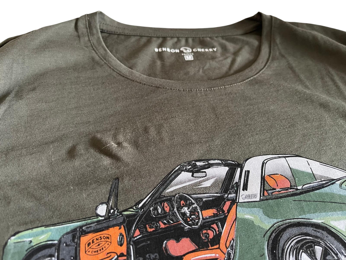 Porsche 911 Targa T-Shirt Benson & Cherry – Braun – 100% Baumwolle - NEU