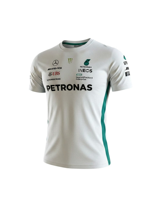 Motorsport Racing T-Shirt Weiß – Formula Style – Mit Backprint