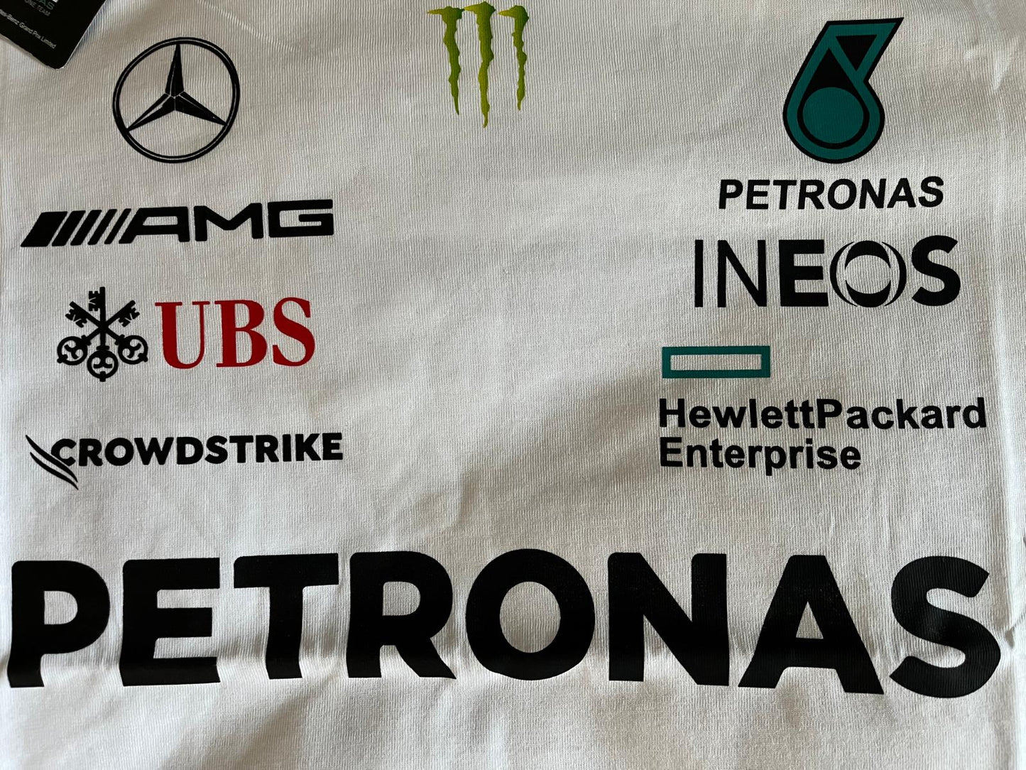 Motorsport Racing T-Shirt Weiß – Formula Style – Mit Backprint