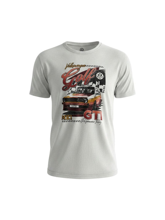 VW Golf 1 GTI Vintage T-Shirt – 100% Baumwolle – Offiziell lizenziert