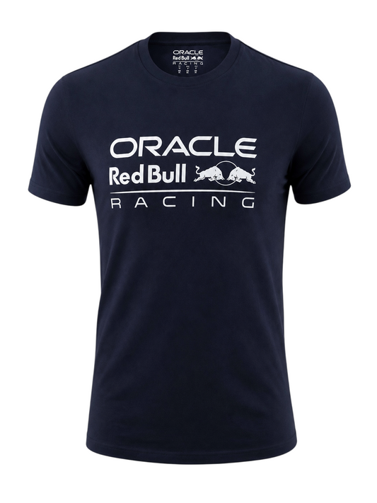 Oracle Red Bull Racing T-Shirt Navy Blue | Official Formula 1 Team Cotton Tee