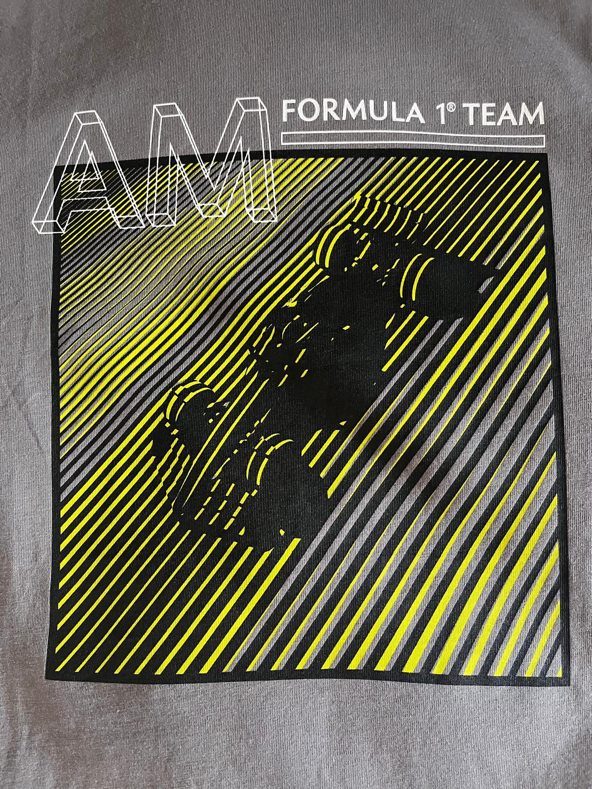 Formula Racing T-Shirt Grau | Premium Baumwollshirt mit Racing-Grafik