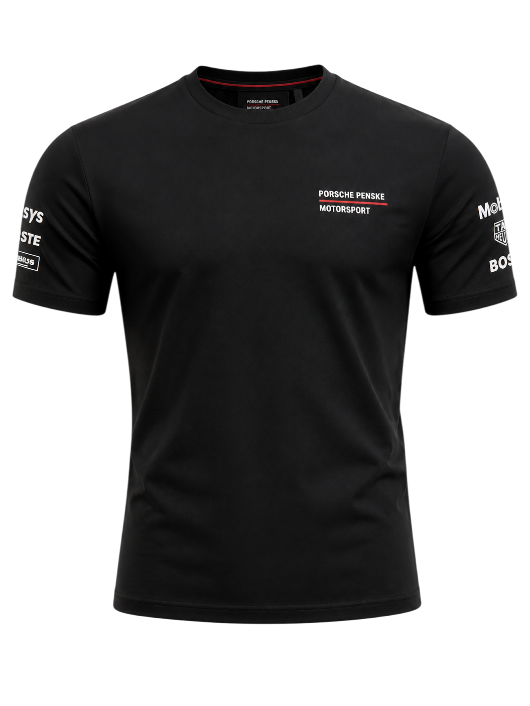 Formula Racing T-Shirt Schwarz | Premium Baumwollshirt mit Racing-Rückenprint – Größe S