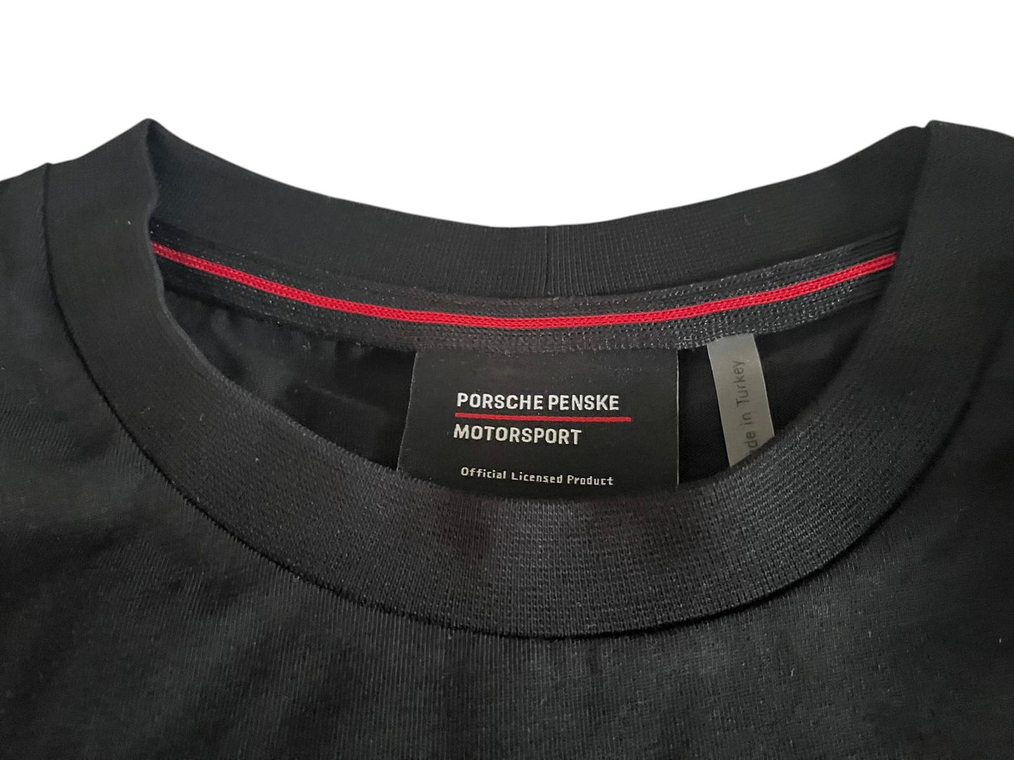 Formula Racing T-Shirt Schwarz | Premium Baumwollshirt mit Racing-Rückenprint – Größe S
