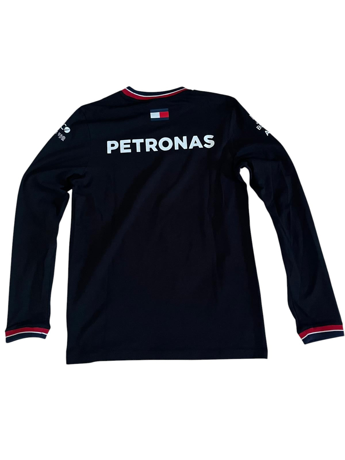 Mercedes AMG Petronas F1 T-Shirt Longsleeve (Langen Armen) in Schwarz Größe S