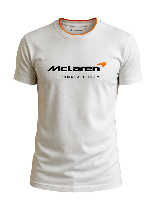 Motorsport Racing T-Shirt Weiß – Formula Style – Größe XS – Ohne Backprint
