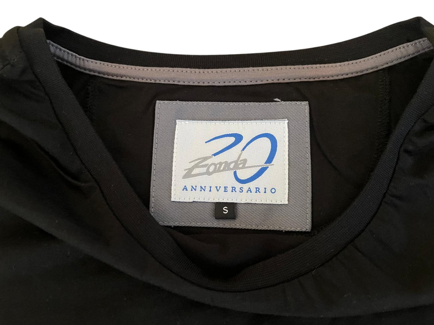 Pagani Zonda 20th Anniversary Damen T-Shirt Schwarz Größe XS und S Neu