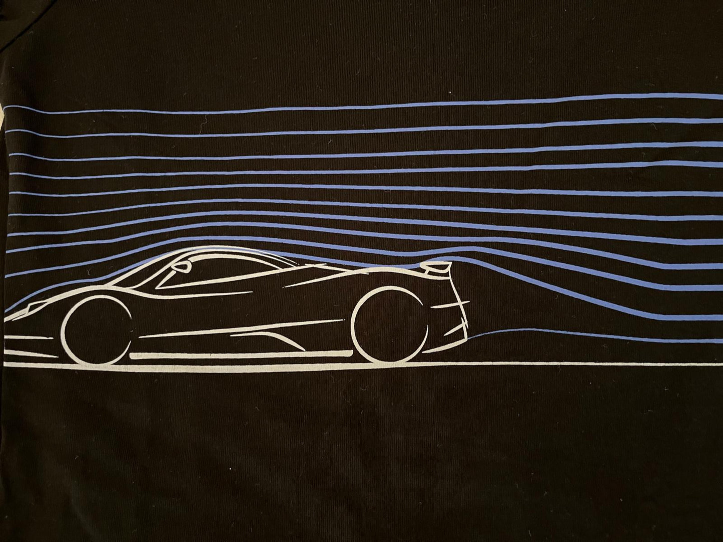 Pagani Zonda 20th Anniversary Damen T-Shirt Schwarz Größe XS und S Neu