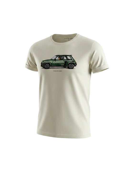 Benson & Cherry Renault 5 Turbo T-Shirt – Creme - NEU