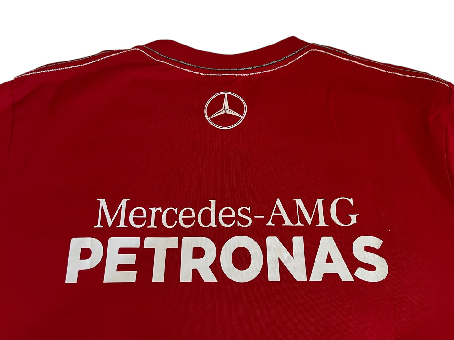 Mercedes AMG Petronas F1 T-Shirt in Rot mit Front- und Backprint