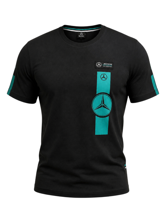 Motorsport Racing T-Shirt Schwarz – Formula Style – Mit Backprint