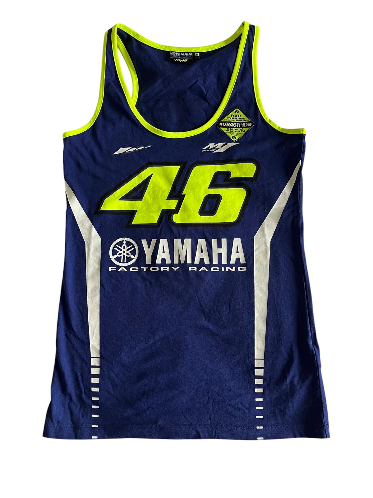 Valentino Rossi VR46 Yamaha Factory Racing Tank Top Herren – Größe M