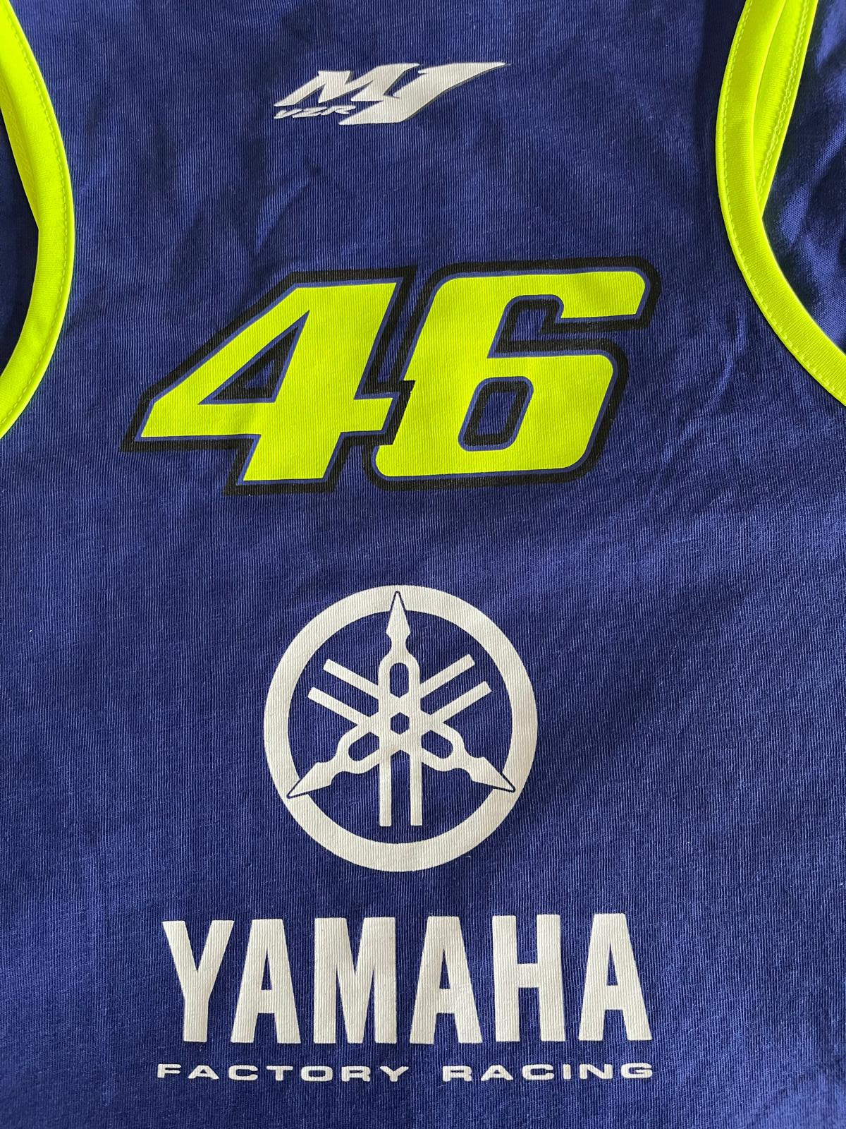 Valentino Rossi VR46 Yamaha Factory Racing Tank Top Herren – Größe M