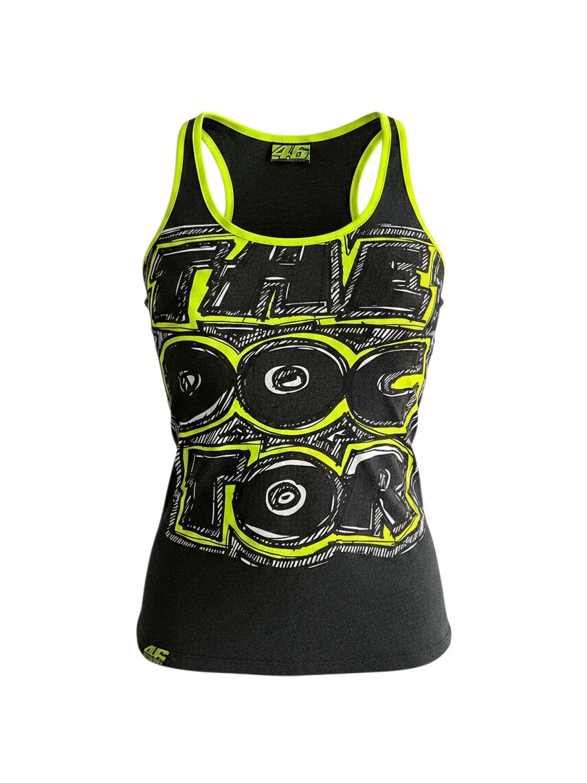 Valentino Rossi VR46 Damen Tank Top „The Doctor“ – Größe M