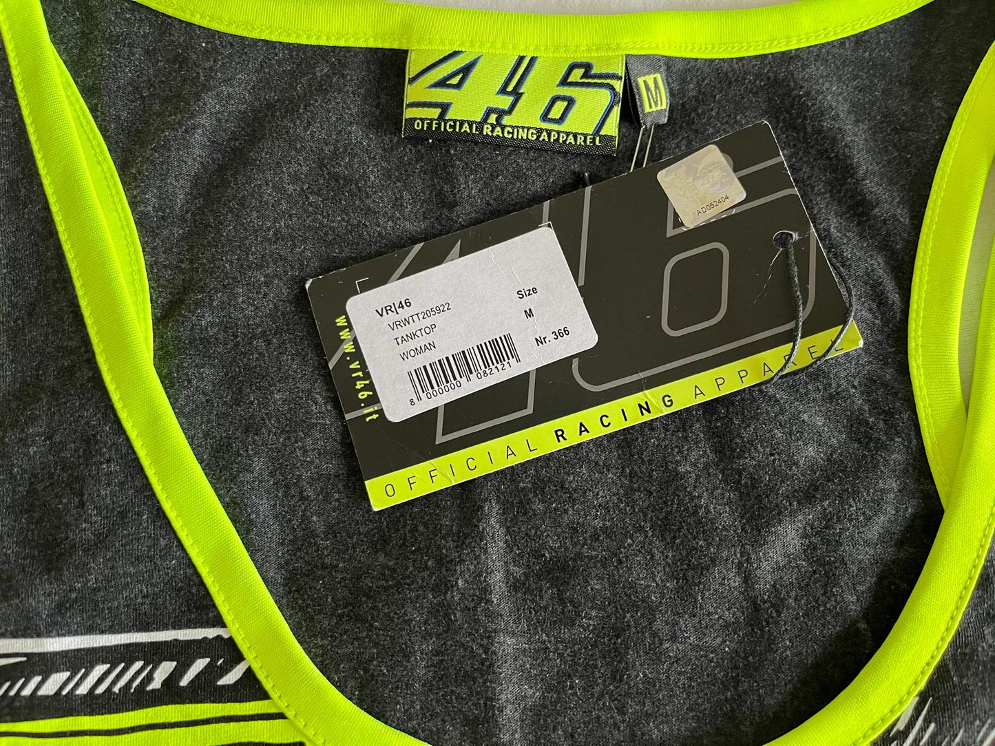 Valentino Rossi VR46 Damen Tank Top „The Doctor“ – Größe M