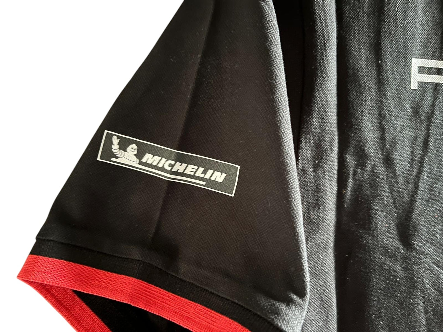 Motorsport Racing Poloshirt Schwarz – Performance Style – Größe S – Mit Backprint