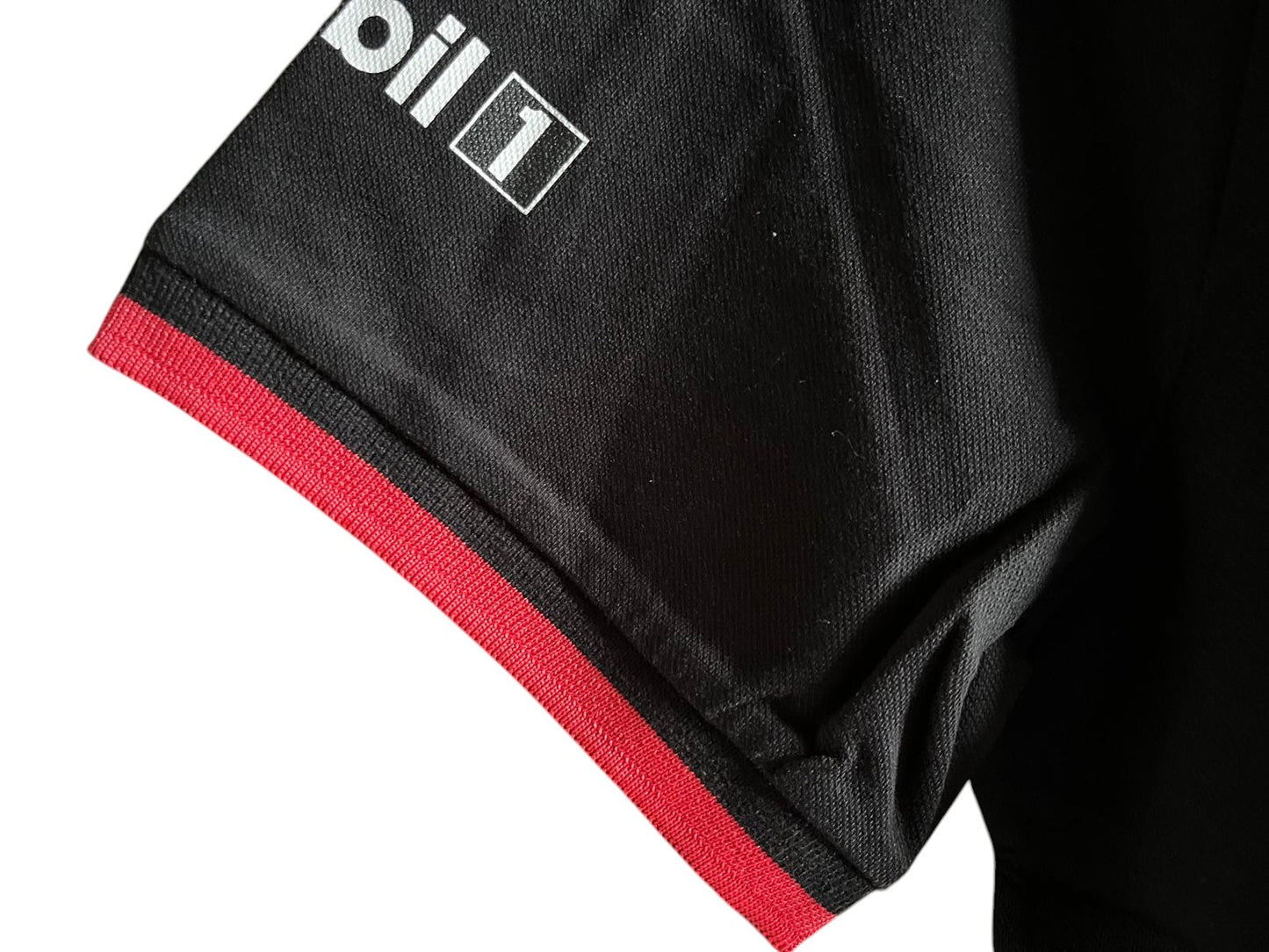 Motorsport Racing Poloshirt Schwarz – Performance Style – Größe S – Mit Backprint